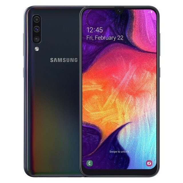 buy Cell Phone Samsung Galaxy A50 SM-A505U 64GB - Black - click for details